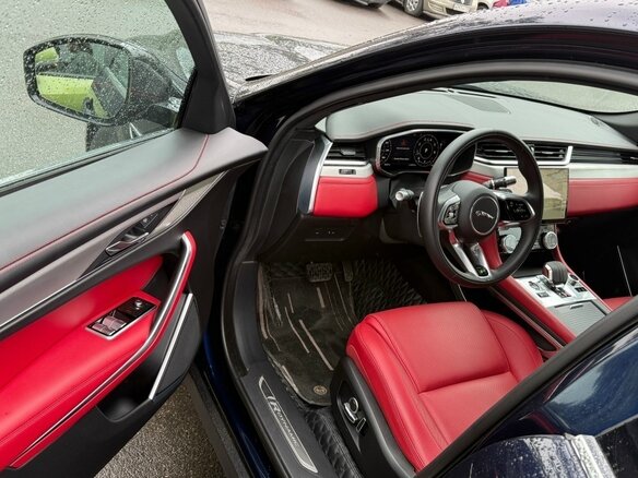 2021 Jaguar F-Pace I Рестайлинг, синий - вид 5