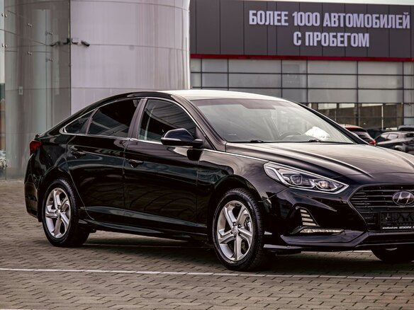 2019 Hyundai Sonata VII (LF) Рестайлинг, чёрный, 1545000 рублей - вид 6
