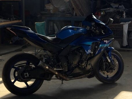 2014 Yamaha YZF-R1, синий, 499999 рублей, вид 3