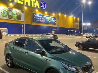 2011 Kia Rio III, зелёный, 499000 рублей, вид 4