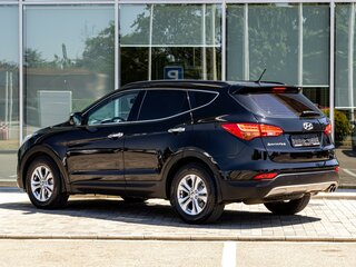 2013 Hyundai Santa Fe III, чёрный, 1565000 рублей, вид 4