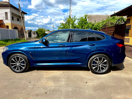2020 BMW X4 30d II (G02), синий, 3900000 рублей, вид 5
