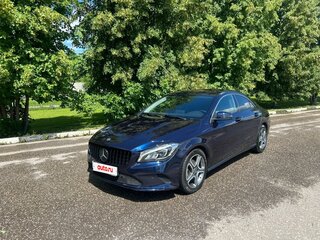 2018 Mercedes-Benz CLA 200 I (C117, X117) Рестайлинг, синий, 1652000 рублей, вид 1
