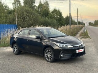 2017 Toyota Corolla XI (E160, E170, E180) Рестайлинг 1, чёрный, 1680000 рублей, вид 2