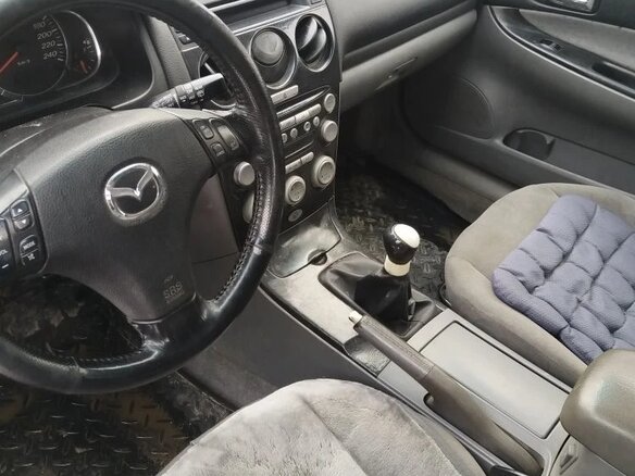 2004 Mazda 6 I (GG), серый - вид 4