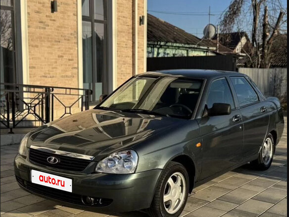 2010 Lada (ВАЗ) Priora I, зелёный, 450000 рублей - вид 6