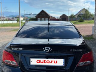 2015 Hyundai Solaris I Рестайлинг, чёрный, 880000 рублей, вид 4