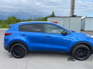2019 Kia Sportage IV Рестайлинг, синий, 1850000 рублей, вид 4