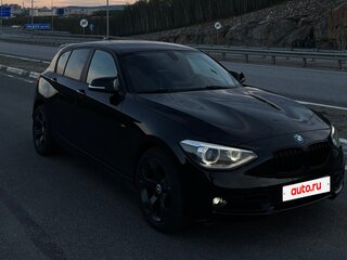 2012 BMW 1 серии 118i II (F20/F21), чёрный, 1100000 рублей, вид 1