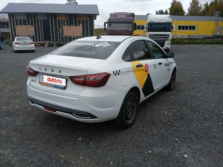 2023 Lada (ВАЗ) Vesta I Рестайлинг (NG), белый, 855000 рублей, вид 3