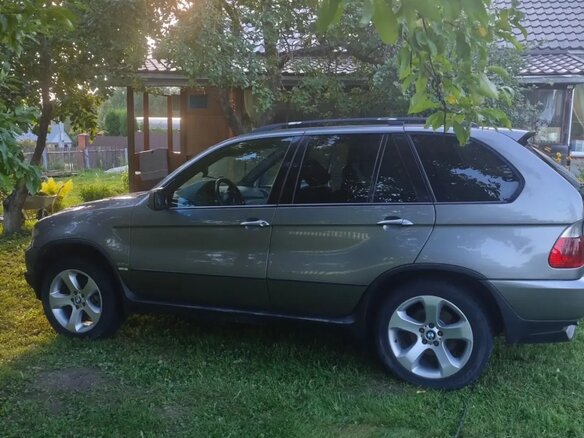 2005 BMW X5 3.0d I (E53) Рестайлинг, серый - вид 8
