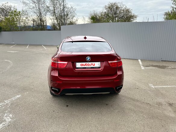 2008 BMW X6 50i 6-speed I (E71), красный, 1355000 рублей - вид 10