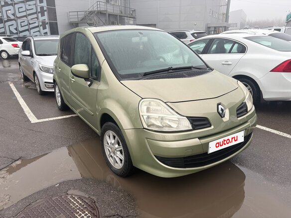2009 Renault Modus Grand I Рестайлинг, зелёный