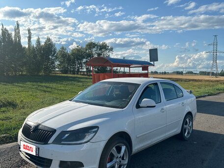 2012 Skoda Octavia II (A5) Рестайлинг, белый, 800000 рублей, вид 1