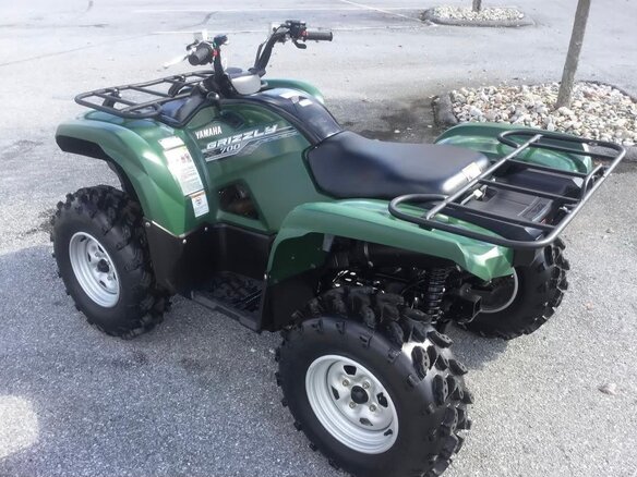 2014 Yamaha Grizzly 700, зелёный - вид 3