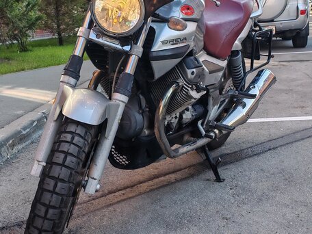 2003 Moto Guzzi Breva 750, серебристый, 350000 рублей, вид 2