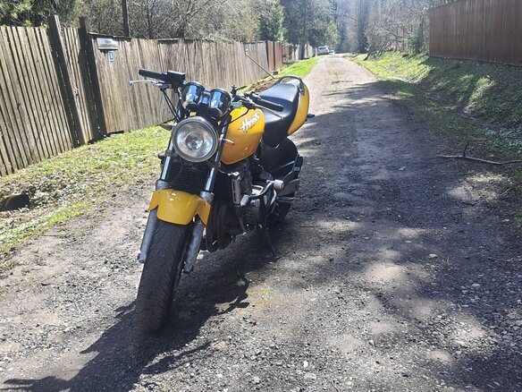 2002 Honda CB 600F Hornet, жёлтый, 330000 рублей - вид 5