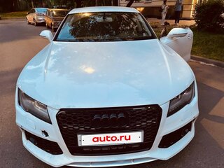 2013 Audi A7 I (4G), белый, 1850000 рублей, вид 4