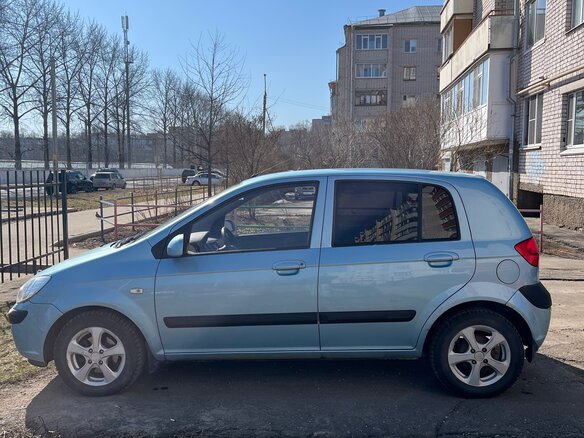 2008 Hyundai Getz I Рестайлинг, голубой, 650000 рублей - вид 3