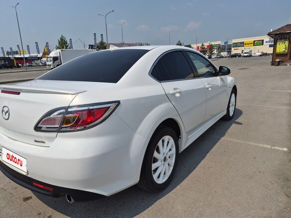 2012 Mazda 6 II (GH) Рестайлинг, белый, 1150000 рублей - вид 2