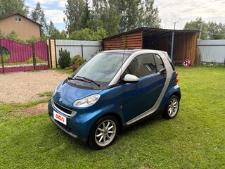 2008 Smart Fortwo II, синий, 615000 рублей, вид 1