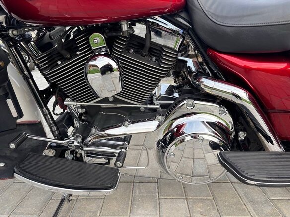2008 Harley-Davidson Electra Glide, красный, 630000 рублей - вид 12