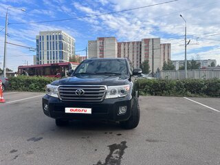 2012 Toyota Land Cruiser 200 Series Рестайлинг 1, чёрный, 4295000 рублей, вид 2