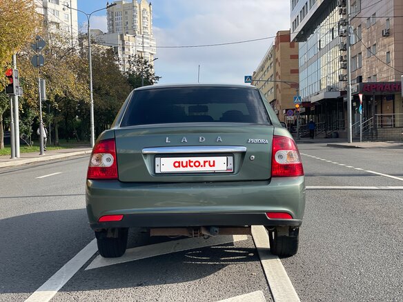 2016 Lada (ВАЗ) Priora I Рестайлинг, зелёный, 530000 рублей - вид 6