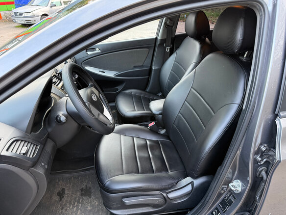 2011 Hyundai Solaris I, серый, 595000 рублей - вид 13