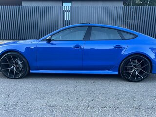 2015 Audi A7 I (4G) Рестайлинг, синий, 4700000 рублей, вид 1