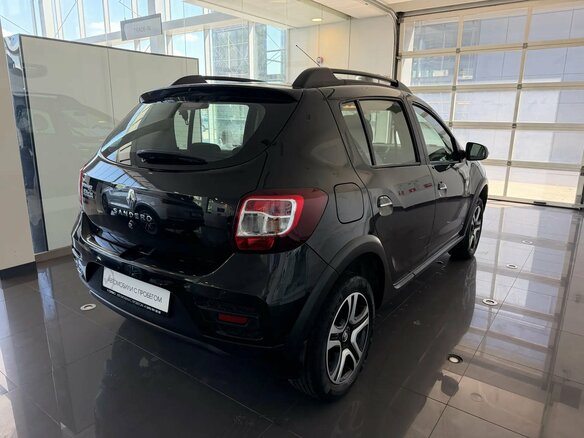 2019 Renault Sandero Stepway II Рестайлинг, чёрный - вид 3