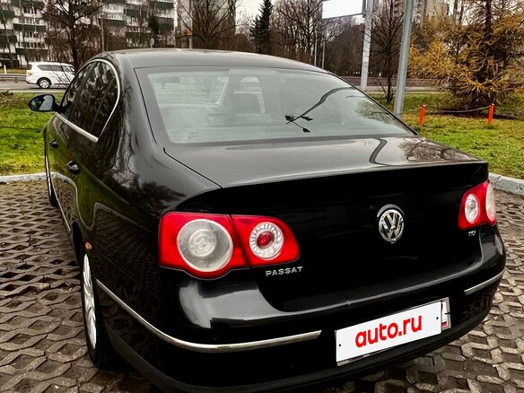 2008 Volkswagen Passat B6, чёрный - вид 5