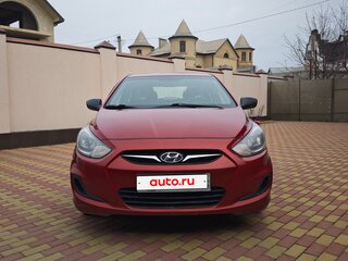 2011 Hyundai Solaris I, красный, 690000 рублей, вид 1