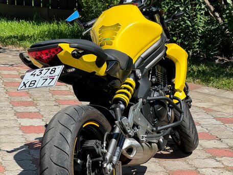 2012 Kawasaki ER-6N, жёлтый, 500000 рублей, вид 2