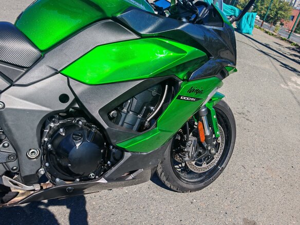 2020 Kawasaki Z 1000SX, зелёный, 1025000 рублей - вид 13