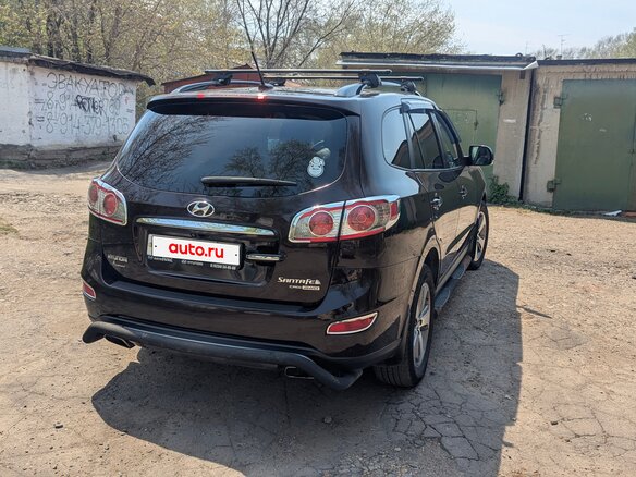 2012 Hyundai Santa Fe II Рестайлинг, пурпурный, 1350000 рублей - вид 3