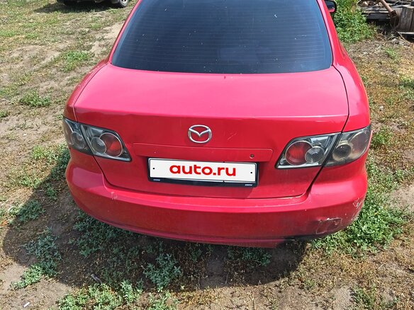 2006 Mazda 6 I (GG) Рестайлинг, красный, 120000 рублей - вид 1