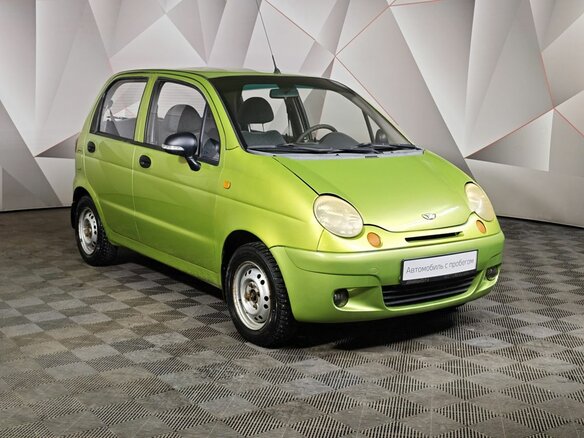 2012 Daewoo Matiz I Рестайлинг, зелёный - вид 2