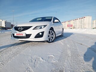 2011 Mazda 6 II (GH) Рестайлинг, белый, 830000 рублей, вид 3