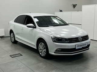 2016 Volkswagen Jetta VI Рестайлинг, белый, 1570000 рублей, вид 3