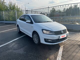2016 Volkswagen Polo V Рестайлинг, белый, 550000 рублей, вид 2