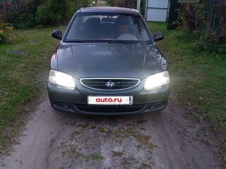 2009 Hyundai Accent ТагАЗ II, серый, 420000 рублей, вид 1