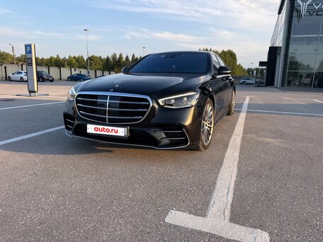 2021 Mercedes-Benz S-Класс 500 Long 4MATIC VII (W223), чёрный, 10300000 рублей, вид 1