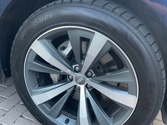 2019 Audi Q8 55 TFSI I (4M), синий - вид 9