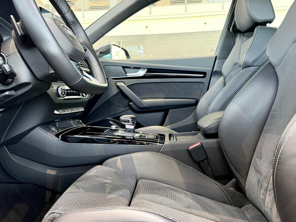 2021 Audi Q5 45 TFSI II (FY) Рестайлинг, синий - вид 22