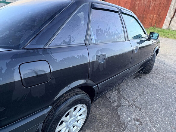 1990 Audi 80 IV (B3), чёрный, 190000 рублей - вид 3