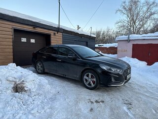 2018 Hyundai Sonata VII (LF) Рестайлинг, чёрный, 1900000 рублей, вид 3