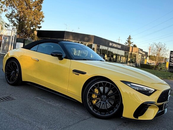 2026 Mercedes-Benz SL-Класс AMG 43 AMG IV (R232), жёлтый - вид 1