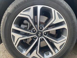 2019 Hyundai Santa Fe IV, серый, 2700000 рублей, вид 5