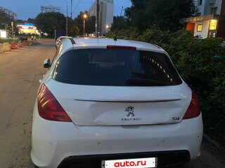 2012 Peugeot 308 I Рестайлинг, белый, 350000 рублей, вид 3